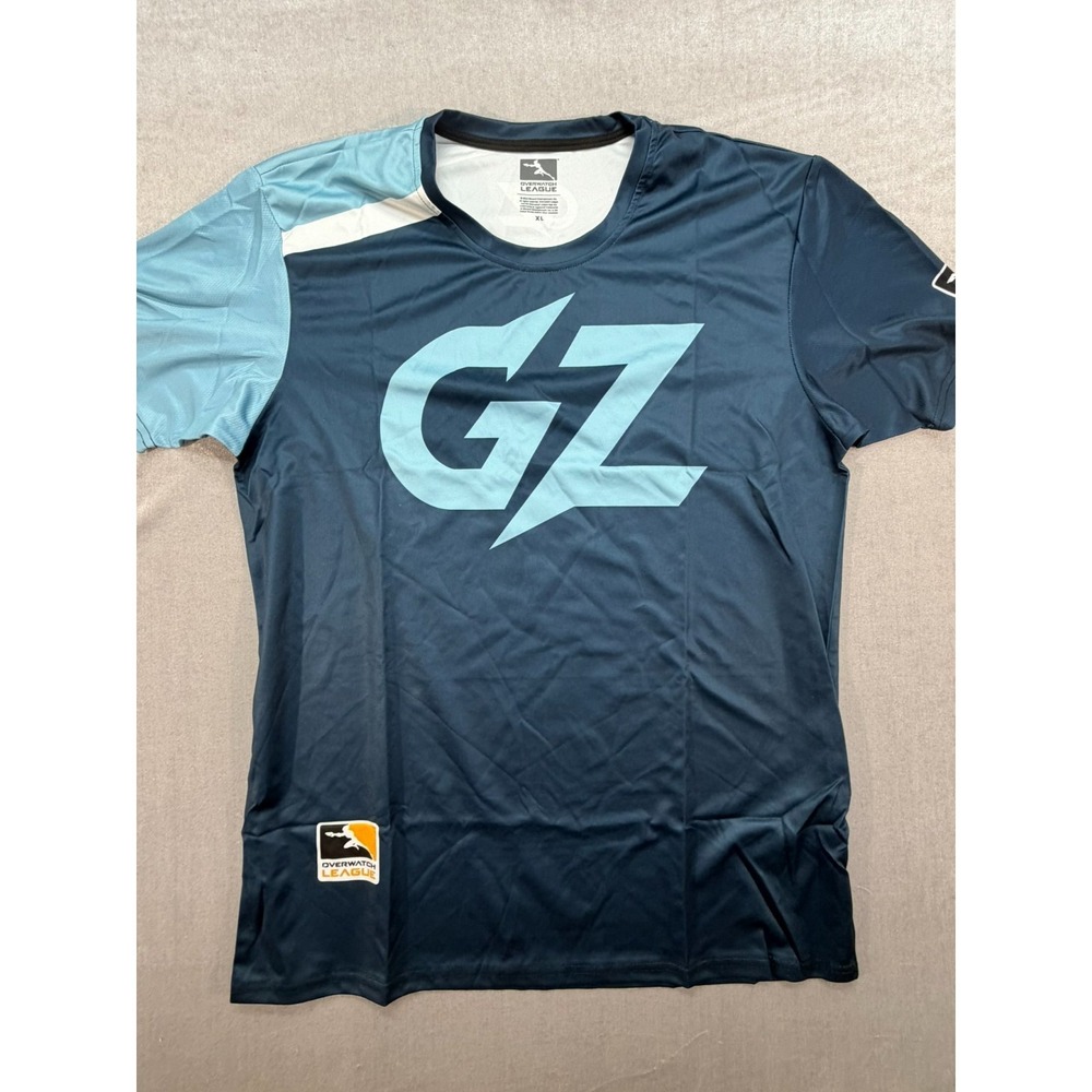 New Overwatch LEague GZ Jersey Shirt Blue Size XL
